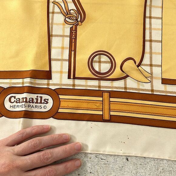 Vintage Hermes Camails Silk Scarf - Picture 3 of 8